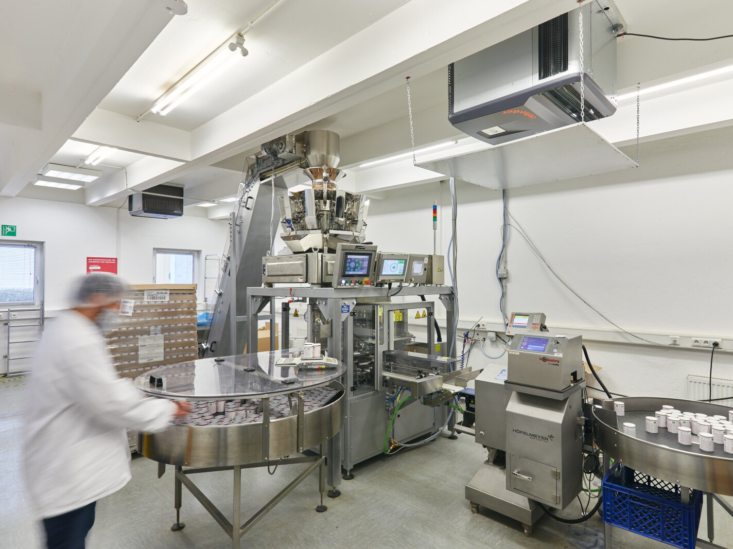 mymuesli: Luftfilterung direkt an der Staubquelle