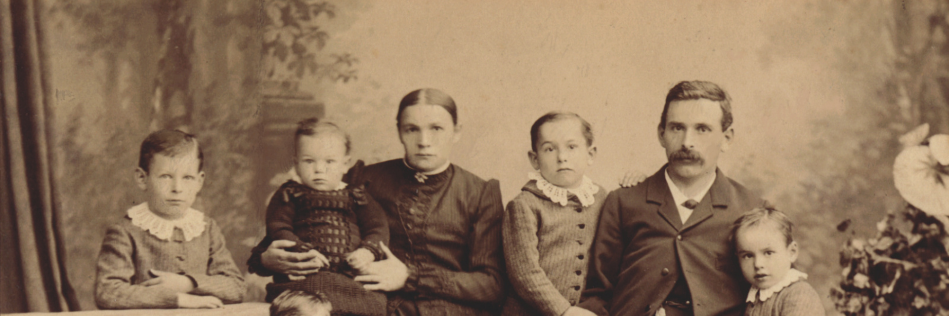 old photo of the zehnder family